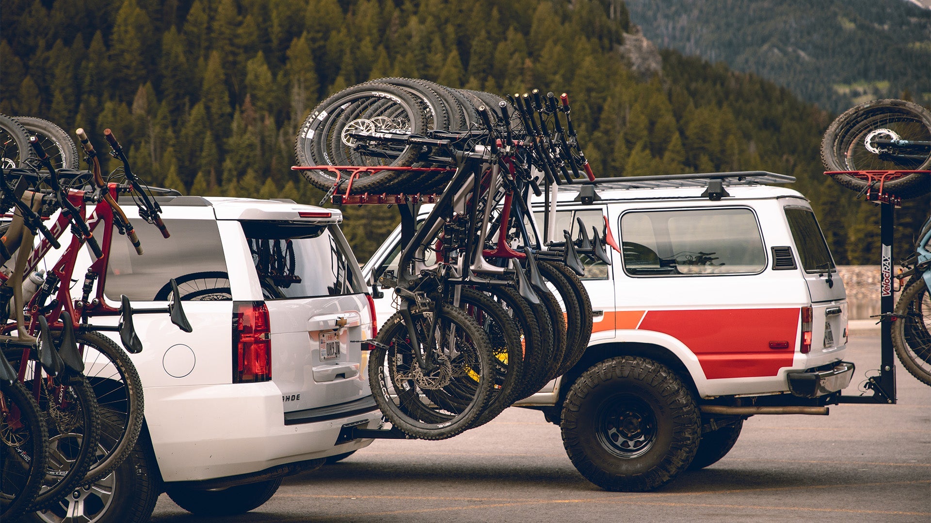 Vertical hitch best sale mount bike rack